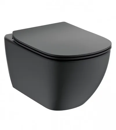IDEAL STANDARD WC školjka viseća crna Tesi T0079V3