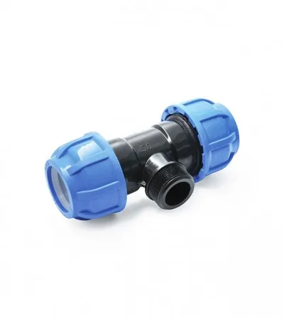 GPA T-komad vanjski navoj 32x32x1" PVC 22333