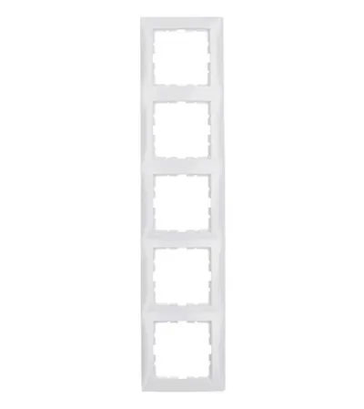 HAGER Okvir 5-struki S1 Berker 101489895 bijeli