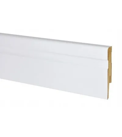 MASTER Lajsna za parket MDF 15,5x90x2400mm Elegante 501257 bijela
