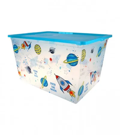 QUTU Kutija za odlaganje 37x52,5x31cm 50l SPACE FUN