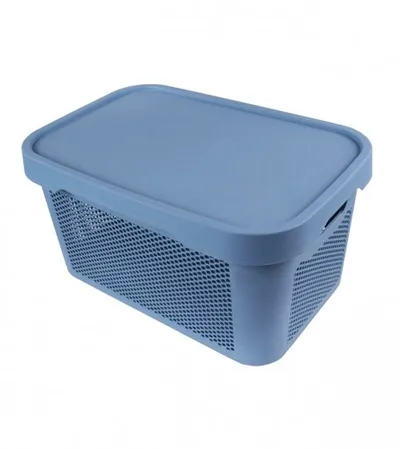 QUTU Korpa za veš 29x39x23,7 20l plava Q BASKET