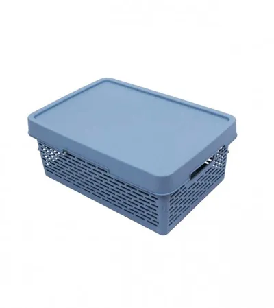 QUTU Korpa za veš 27x39x15,7cm 12l plava Q BASKET