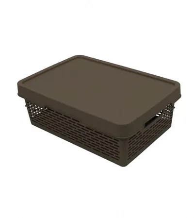 QUTU Korpa za veš 27x39x15,7cm 12l smeđa Q BASKET