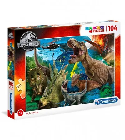 CLEMENTONI Igračka puzzle Jurassic World 104/1 186814