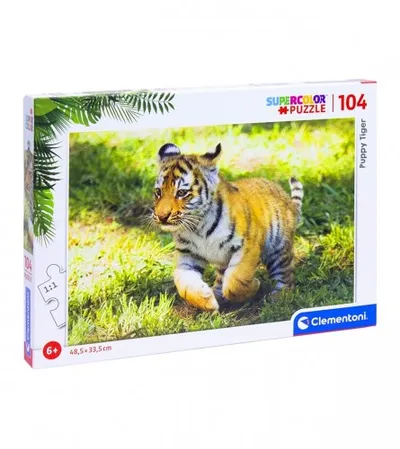 CLEMENTONI Igračka puzzle tigar 104/1 80331