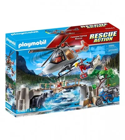 PLAYMOBIL Igračka spasilački helikopter 79/1 70663