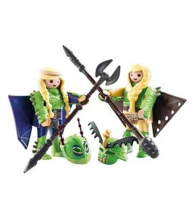 PLAYMOBIL Igračka borba između Ruffnut i Tuffnut Dragon 70042