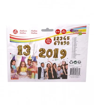 MASTER Baloni brojevi 0-9 10 kom Party time 2889