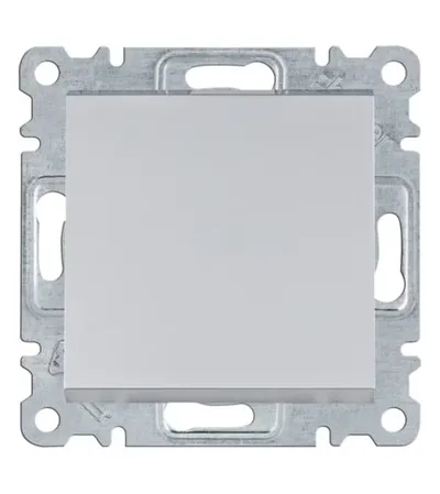 HAGER Taster obični 10A 1KO WL0112 sivi