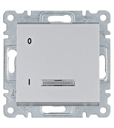 HAGER Prekidač kontrolni 1P 16A WL0612 sivi
