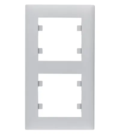HAGER Okvir 2-struki vertikalni WL5622 sivi