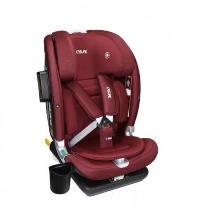 VATAN Autosjedalica 76-150cm 9-36kg bordo ISOFIX GOLDFIX VTN35