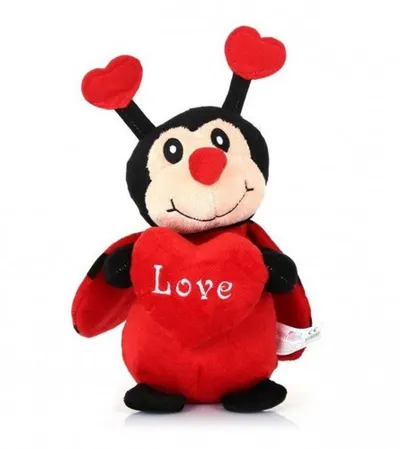 MASTER Igračka plišana LADY BUG crvena 28cm 1014