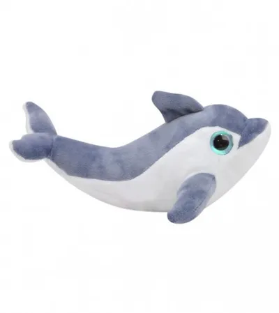 MASTER Igračka plišana delfin sivi 25x15cm 5605