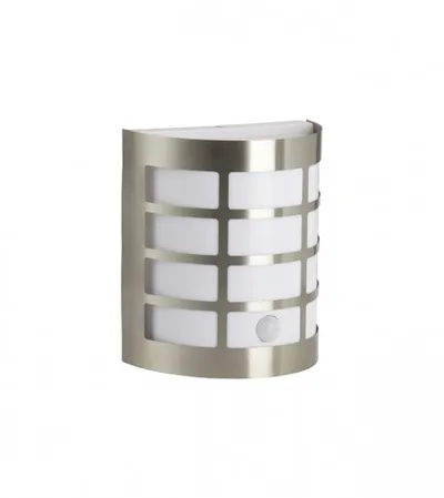 BRILLIANT Lampa vanjska zidna sa senzorom pokreta Rubbeta E27 A60 230V IP44 91065A82