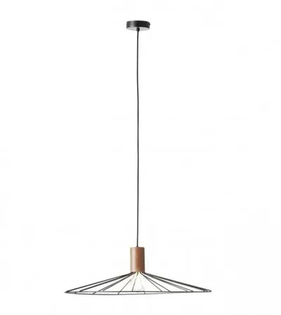 BRILLIANT Lampa viseća crna mat Manama E27 60W IP20 230V 78170/76