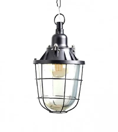 BRILLIANT Lampa viseća crna Storm E27 A60 60W IP20 93652/06