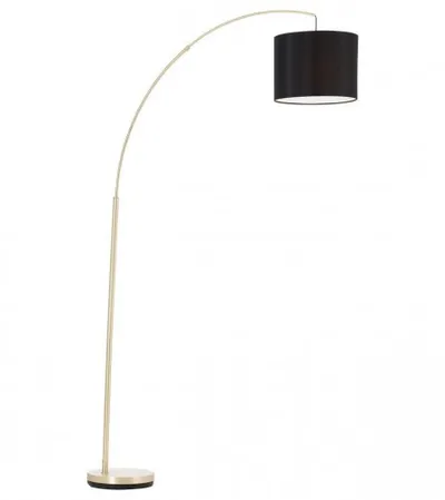 BRILLIANT Lampa stojeća Clarie A60 E27 crna IP20 230V 13258/78