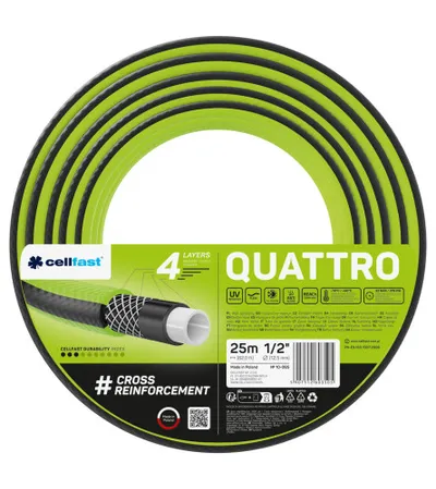 CELLFAST Crijevo za vodu 1/2" 25m QUATTOR 10-065