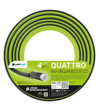CELLFAST Crijevo za vodu 1/2" 50m QUATTRO 10-063