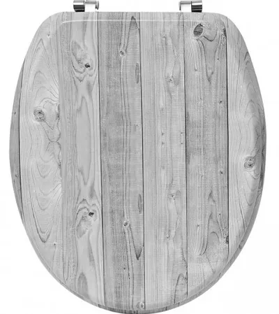 MASTER Daska za wc šolju MDF drvo siva P7503