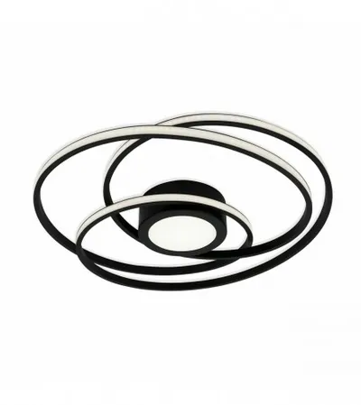 BRILONER Luster LED spiralni crni 3056-015