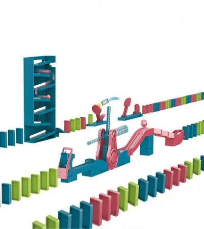 MASTER Igračka Domino voz JA54231