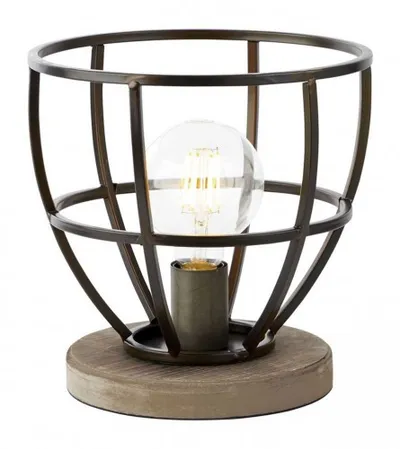 BRILLIANT Lampa stolna Matrix wood A60 E27 60W 230V 99007/76