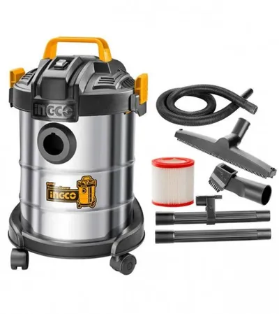 INGCO TOOLS Usisivač mokro-suho 12 l 800W s nastavcima VC14122