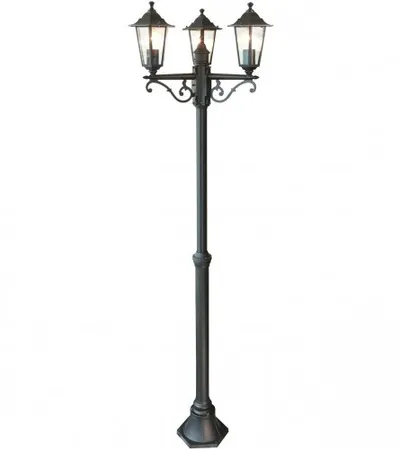 BRILLIANT Fenjer stojeći Crown A60 E27 60W IP44 crni 40288/06