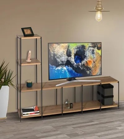 MASTER Komoda TV 150x30x113cm marbella trešnja/crna 113-03