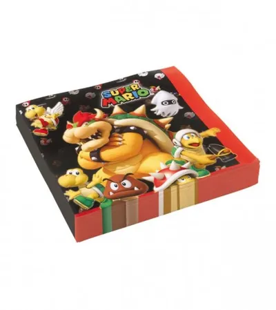 AMSCAN Salvete rođendanske Super Mario 20/1 9901538