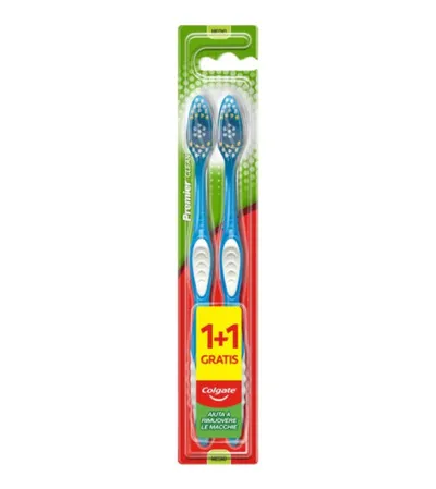 COLGATE Četkica za zube Premier Clean Medium 2/1