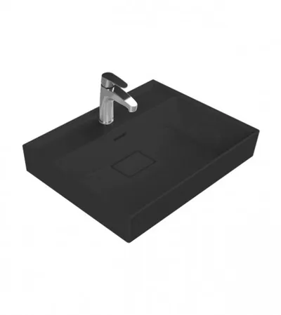 TURKUAZ Umivaonik 60x48cm crni Sharp 037107-U97