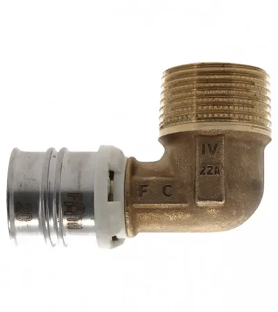 FRANKISCHE Koljeno za grijanje DUO XS 20x3/4" MS 90° VN 8292078301