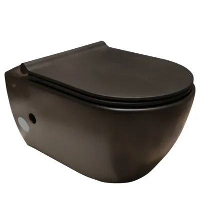 TURKUAZ WC školjka City Rimless 019107-U-97 crna