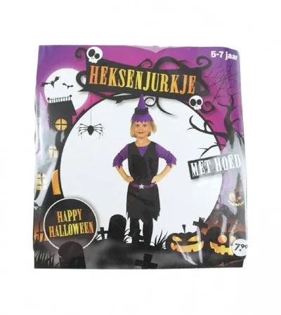 MASTER Kostim dječiji Halloween vještica 5-7god 015352