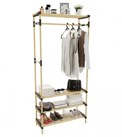 SEOWOOD Garderober otvoreni drveni 77X28X164cm RF-7704