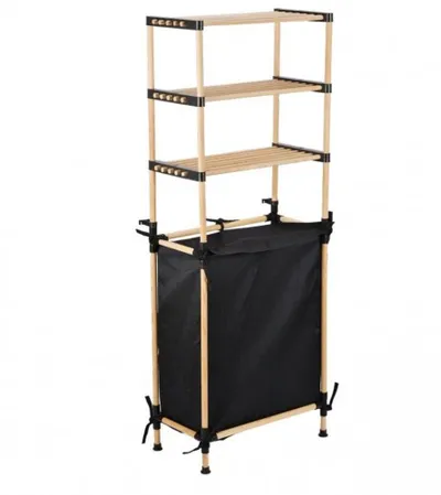 SEOWOOD Polica sa korpom za veš 57X28X141cm BT-5703