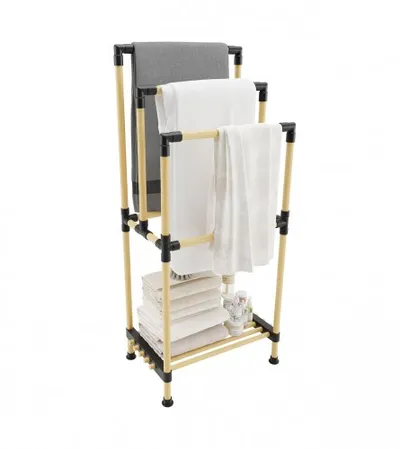 SEOWOOD Polica drvena za peškire 48X28X97cm BT-4803