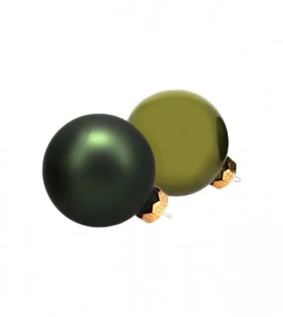 MASTER Ukras za jelku kugla staklena 57mm zelena 16/1 113813