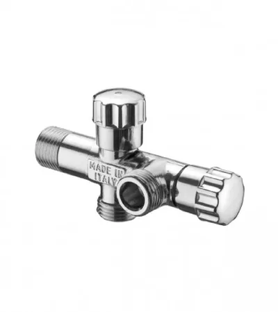 EURODOCCIA Ventil kutni 1/2"x1/2" S450 dupli chrom