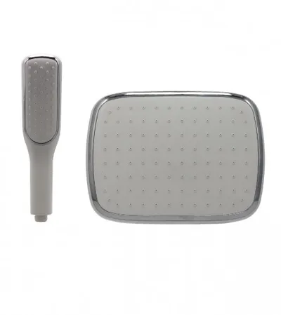 MASTER Tuš set glava+ručka 29x19cm bijeli 16104WA+16104WB