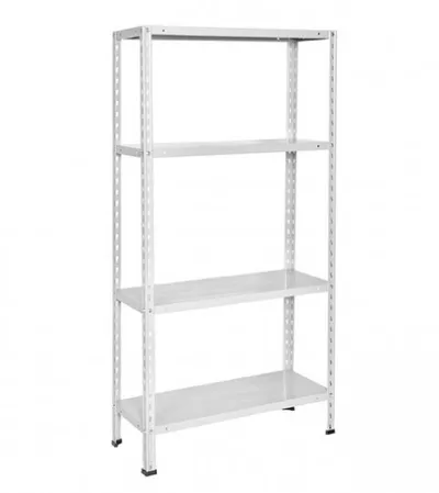 BIZZOTO Polica metalna 75x30x150cm 03B250B bijela