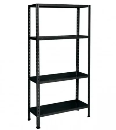 BIZZOTO Polica metalna 75x30x150cm 03B250N crna