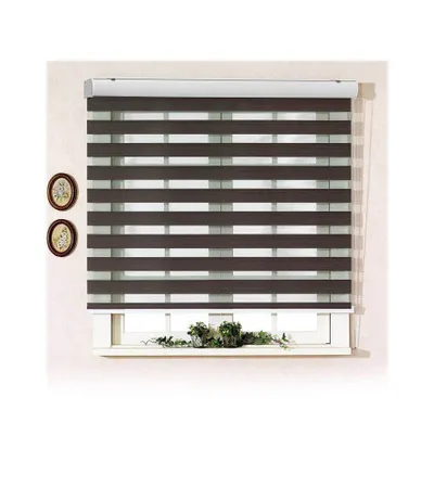 MASTER Zavjesa zebra 160x160 W-001 sivo drvo