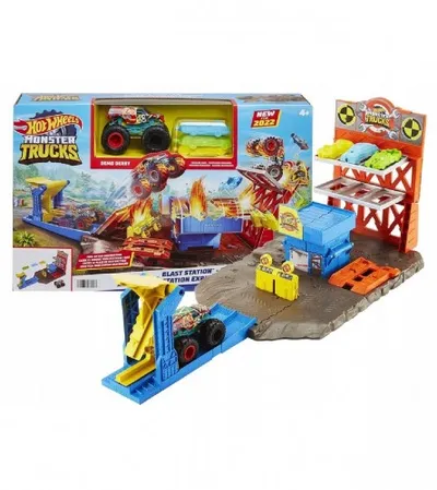MATTEL Igračka staza Hot Wheels monster truck HFB12