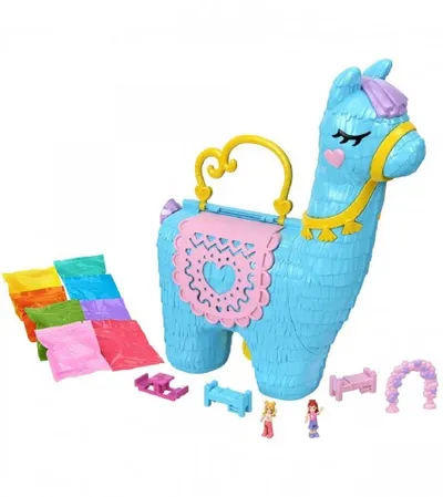 MATTEL Igračka Polly Pocket lama pinjata sa iznenađenjima HHX74