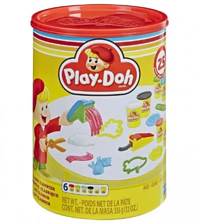 HASBRO Igračka kanister Play Doh sa 25 dodataka za oblikovanje E6242